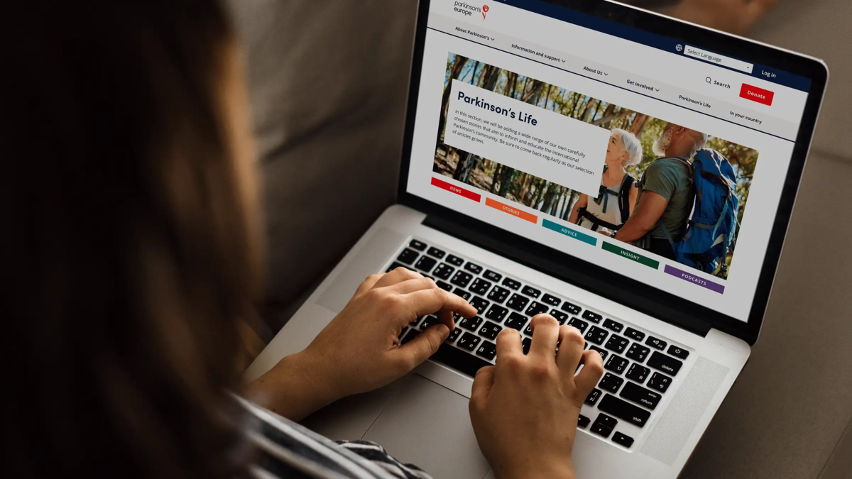 Parkinson's Europe inclusive website design